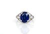 5.19 Carat AGL Burma Sapphire Ring