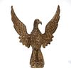 Impressive American carved giltwood eagle