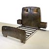 Gary Magakis custom bronze queen size bed