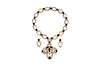 Hammerman Brothers Crystal Onyx Diamonds Earrings Necklace Set