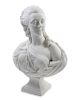 A French Parian Ware Bust Height 24 inches.
