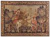 * A Continental Needlepoint Tapestry 6 feet 3 inches x 4 feet 6 1/2 inches.