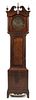 * An English Oak Tall Case Clock Height 78 inches.
