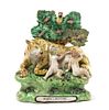 * A Staffordshire Figural Group Height 8 inches.