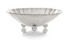 * An American Silver Small Bowl, Tiffany & Co., New York, NY, 1940, circular with scalloped sides, raised on three ball feet, en