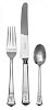 * An American Silver Flatware Service, Tiffany & Co., New York, NY, Windham pattern, comprising: 4 dinner knives 4 dinner forks