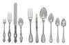* A Collection of American Silver and Silver-Plate Flatware Articles, Various Makers and Patterns, comprising: 27 dinner forks 2