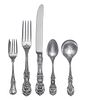 * An American Silver Flatware Service, Reed and Barton, Taunton, MA, Francis I pattern, comprising: 20 dinner forks 26 dinner kn