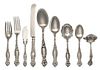 An American Silver Flatware Service, International Silver Co., Meriden, CT, Frontenac pattern, comprising: 12 dinner knives 12 s