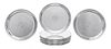 * A Set of Twelve American Silver Bread Plates, Ensko, New York, NY, First half 20th century, each of circular form with a stepp