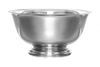 * An American Silver "Revere" Bowl, Gorham Mfg. Co., Providence, RI, 1956, the deep circular bowl with a flared rim raised on a