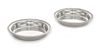 * A Pair of American Silver Nut Dishes, Revere Silversmiths, Brooklyn, NY, each of circular form.