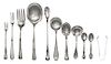 A Collection of American Silver Flatware, Various Makers, comprising: 6 soup spoons 11 demitasse spoons 5 cocktail forks 8 servi