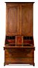 * An American Mahogany Secretary Bookcase Height 96 x width 43 x depth 23 inches (closed).