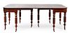 * An American Mahogany Extension Dining Table Height 30 1/2 x width 83 x depth 46 inches (open).