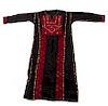 * Three Palestinian Embroidered Silk Thawbs Length of first mentioned 56 inches.