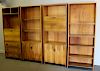 Midcentury 4 Piece Rosewood Wall Unit.