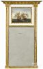 Federal giltwood mirror, ca. 1820, 31'' x 14 1/2''.