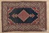 Persian carpet, early 20th c., 6'3'' x 4'4''.