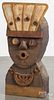 E. G. James (American 1890-c.1960), painted wood and sheet metal Indian birdhouse.
