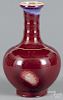 Chinese sang de beouf bottle vase, 20th c., 13 1/2'' h.