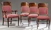 Set of Four (3+1) American Late Classical Revival