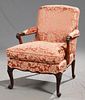 George III-Style Mahogany Armchair, 20th c., in th