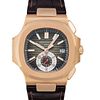 Patek Philippe 5980R-001 - Nautilus Brown Dial 18K Rose Gold Men's Chronograph Watch