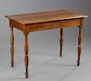 French Louis Philippe Carved Walnut Writing Table,