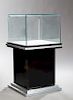 Modern Glass and Chrome Store Display Case, late 2
