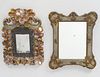 TWO SMALL COLONIAL STYLE MIRRORS