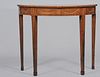 ADAMS STYLE KINGSWOOD INLAID MAHOGANY CONSOLE TABLE