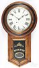 Regulator clock, labeled by T. Lindhorst and Charles Fichtel, 32'' h.