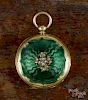 Juillard, Fes & Morel silver gilt pocket watch, inscribed Genève/ Eschapment a ancre/ 13 Joyaux
