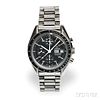 Omega Speedmaster Automatic Stainless Steel Chronograph Wristwatch
