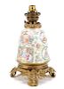 Chinese Famille Rose Porcelain Oil Lamp, 19th C.