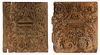 Pair of Italian Carved Walnut Panels, 17th Century