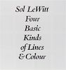 * LEWITT, SOL. A group of 10 volumes.