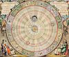 * (ASTRONOMICAL CHART) CELLARIUS, ANDREAS. Planispharium Copernicanum [and] Soliscirca orbem terrarum. Amst, 1661. 2 charts
