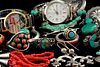 LARGE LOT OF ZUNI AND NAVAJO STERLING JEWELRY
