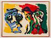 Karel Appel (Dutch, 1921-2006) "Two Heads", 1969, EA