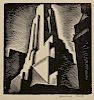 Howard Norton Cook (American, 1901-1980) Skyscraper #1, 1928
