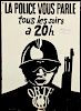 Atelier Populaire "La Police Vous Parle" Original Poster