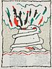 Pierre Alechinsky (Belgian, b. 1927) "Volcano Decrit", 1971