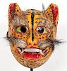 Vintage Guerrero Mexico Tigre Dance Mask