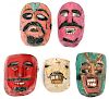 5 Toothy Mexican Dance Masks