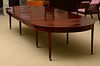 LOUIS XVI STYLE MAHOGANY EXTENSION DINING TABLE