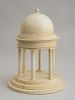 NEOCLASSICAL STYLE PAINTED WOOD MODEL OF A GARDEN FOLLY