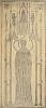 TWO ENGLISH BRASS TOMB RUBBINGS, EARLY 20TH CENTURY