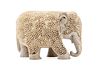 Large Jali Soapstone Carved Elephant Sculpture